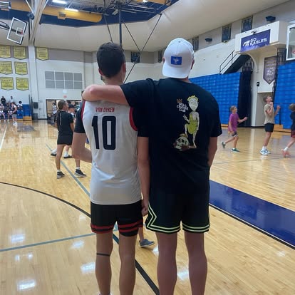 Athlete dribbling through cones during TCF Hoops training