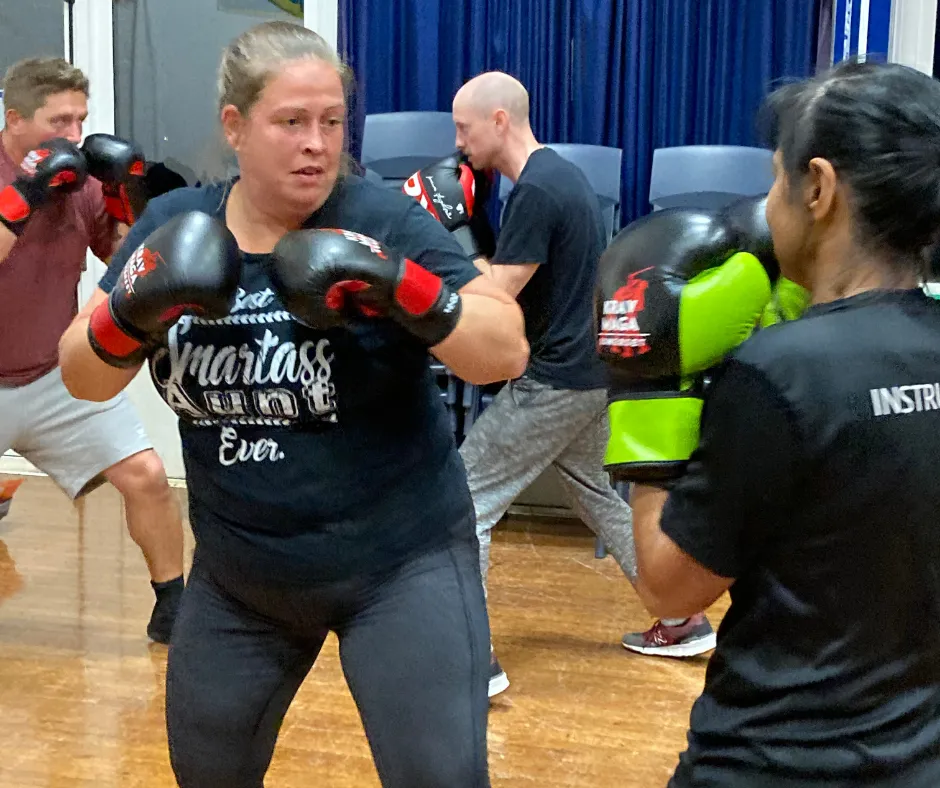 Young woman a Krav Maga classes Wells