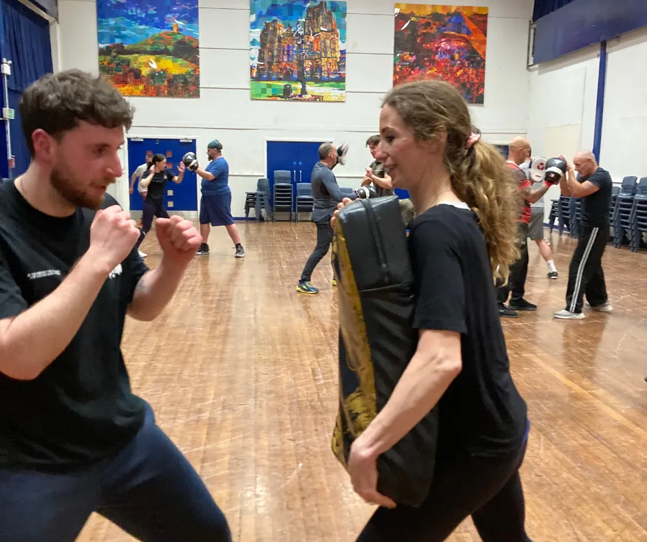 krav maga self defence class Wells demonsration Wells