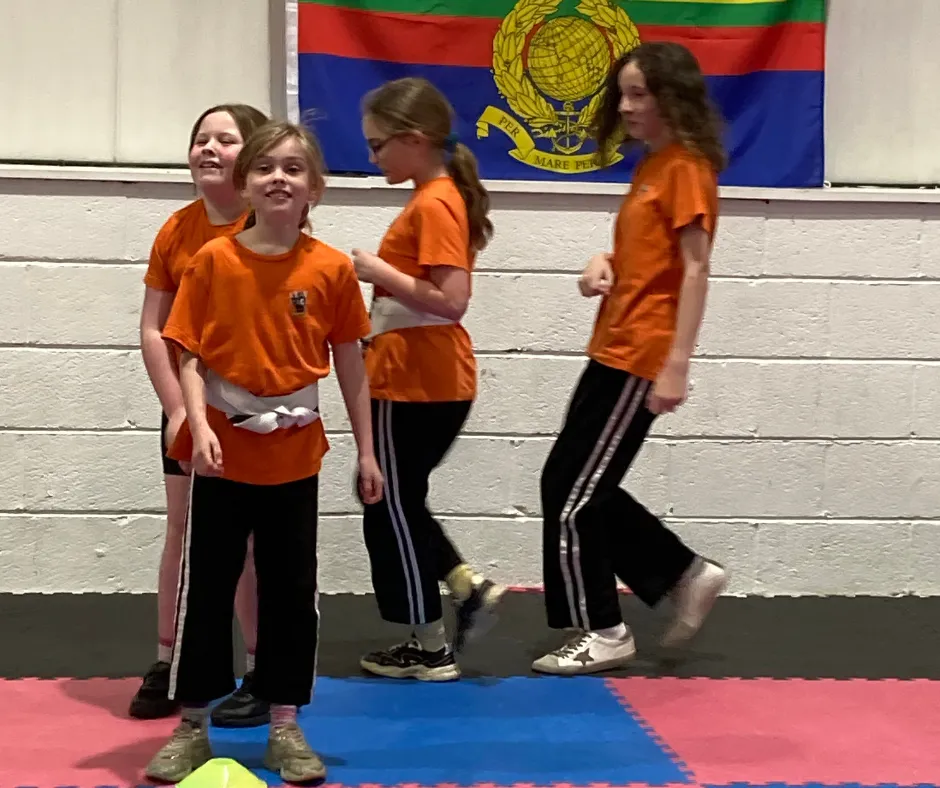 child aged 7-12 practicing Children's Martial arts in Bridgwater