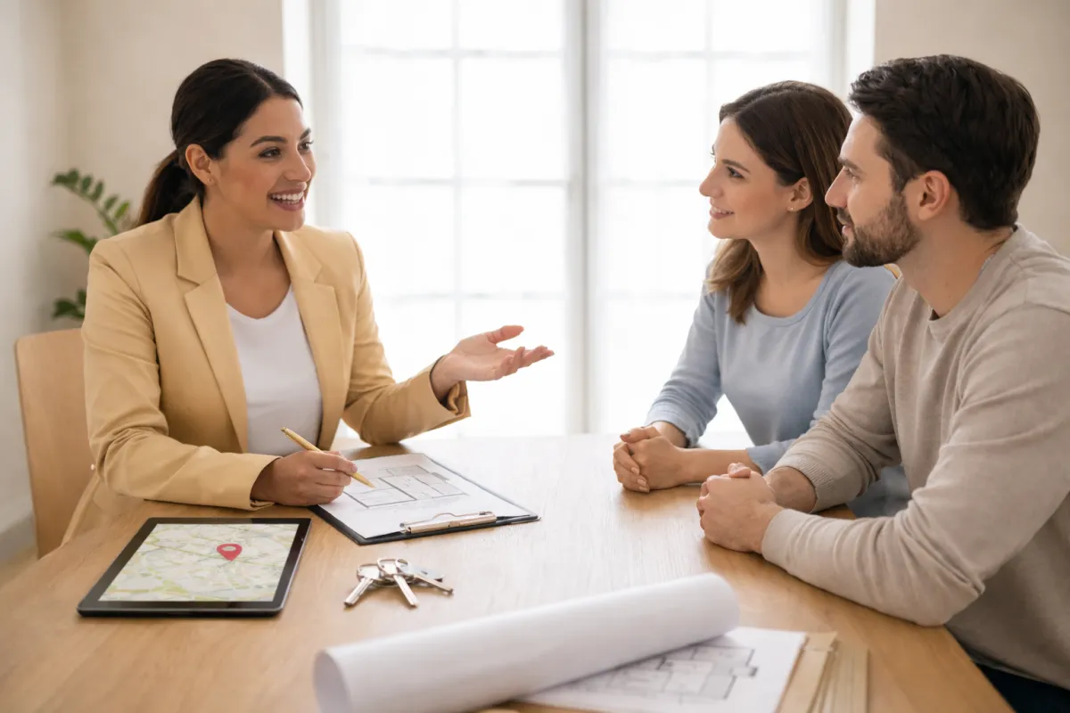 Reunión inicial para revisar caso de venta inmobiliaria