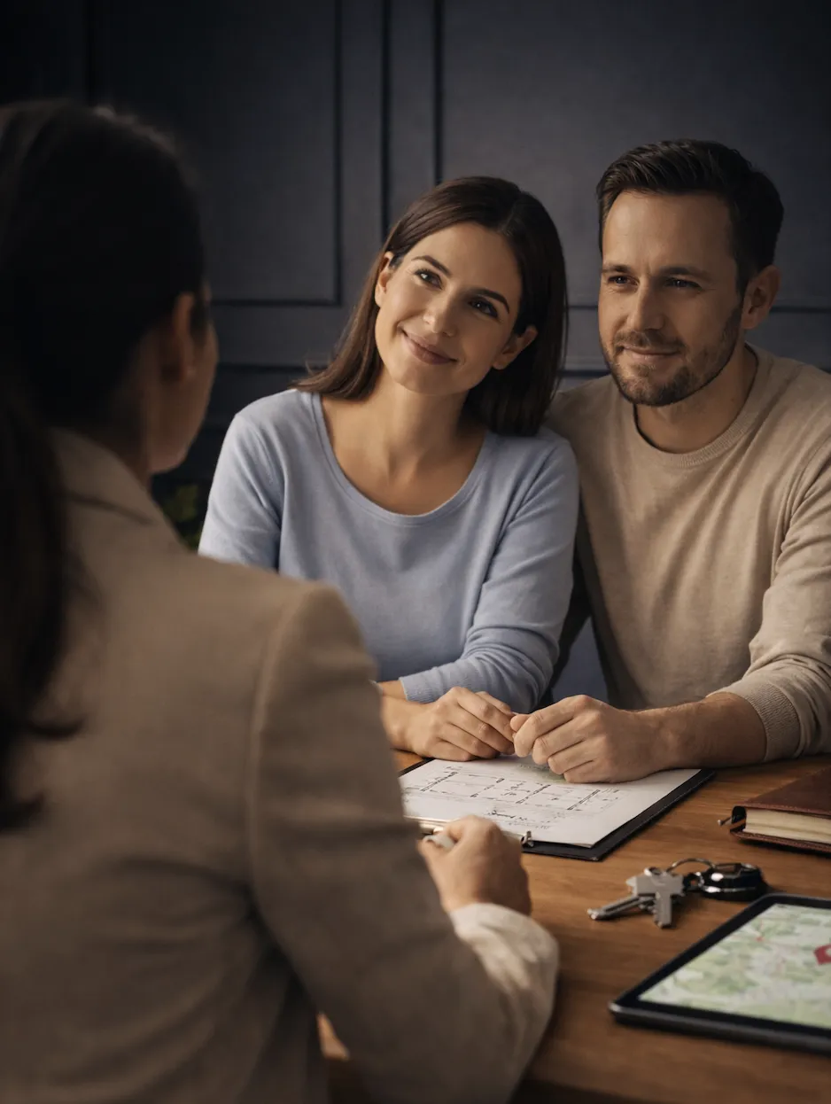 Asesor brindando claridad a un propietario sobre la venta de su inmueble