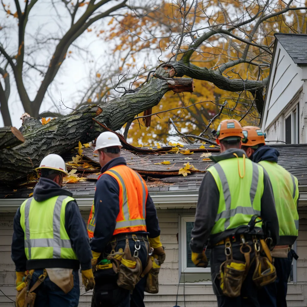 storm damage tree removal Battle Creek MI