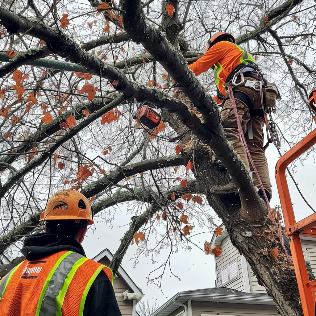 commercial tree trimming battle creek