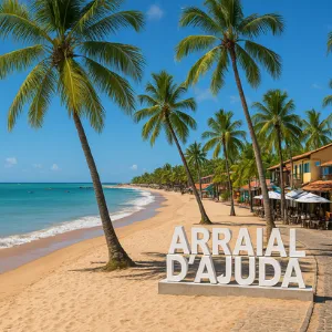 Cenário realista de viagem em Noronha