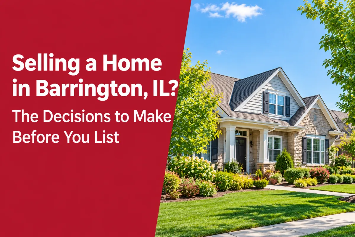 Barrington IL home selling and real estate listing preparation