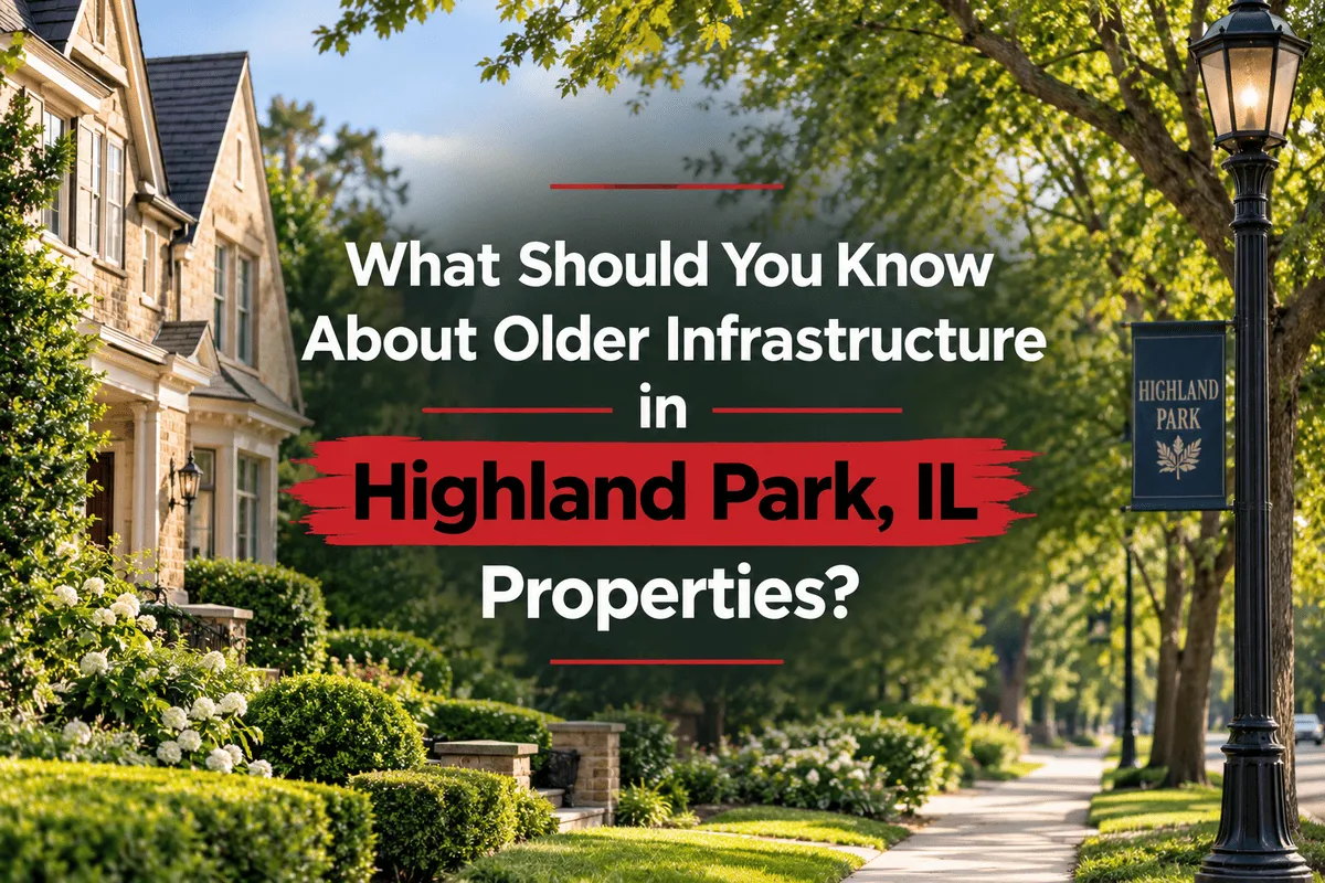 Older infrastructure in Highland Park IL properties
