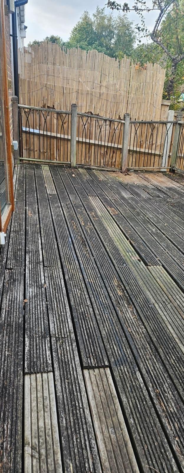 Original decking before replacement