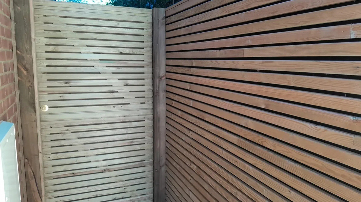 Timber screening detail