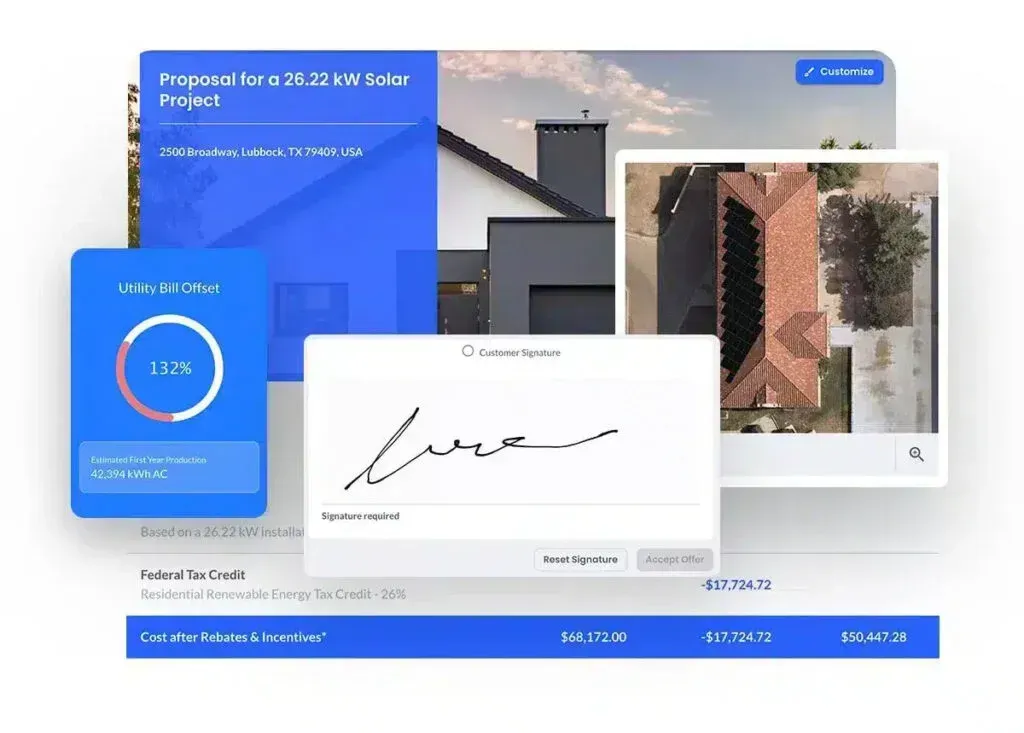 Solar Roof Proposal Example