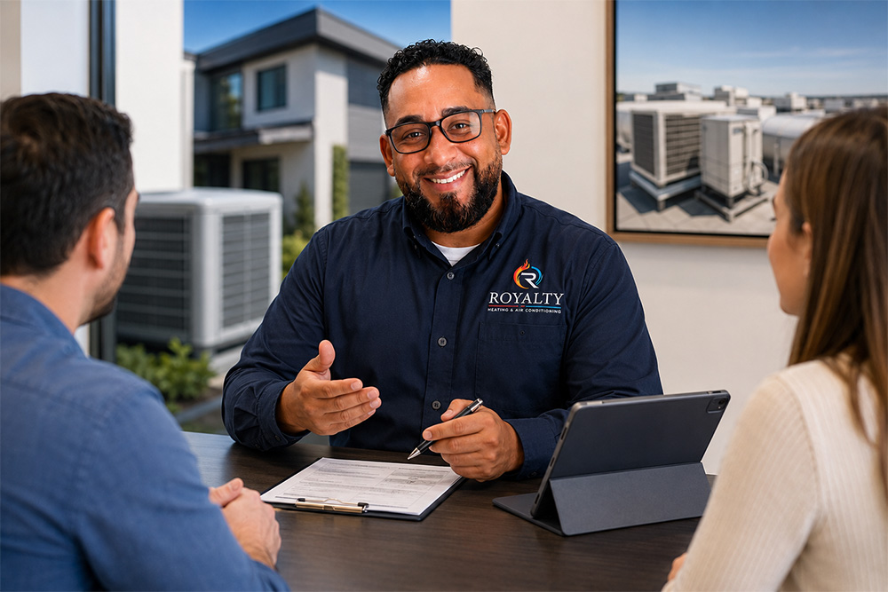 Jonathan Arias founder of Royalty Heating & Air Conditioning