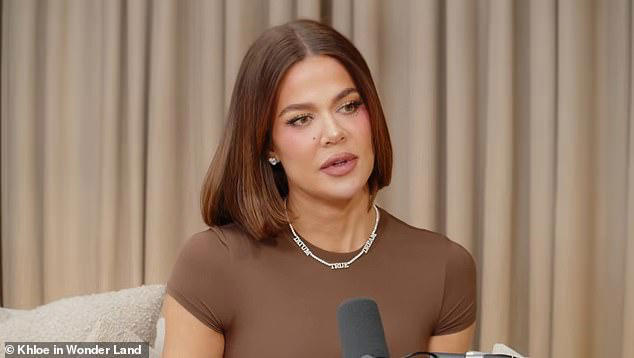 Khloé Kardashian during a recent interview discussing her future plans for marriage and family.