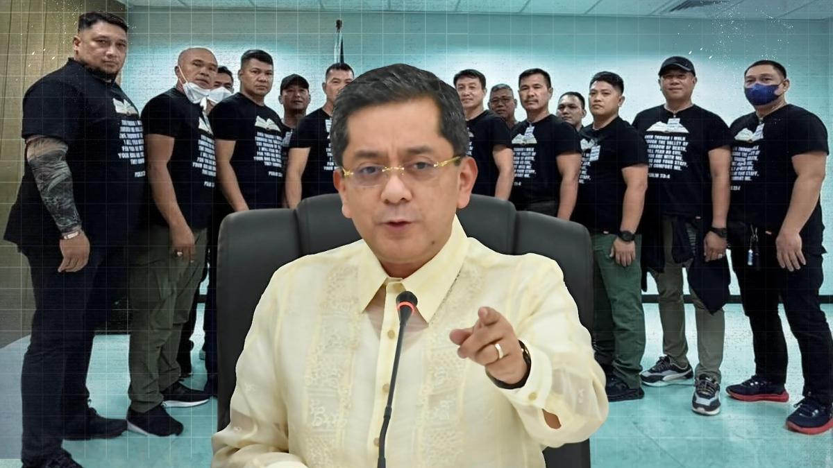 Former Marine speaking in an interview alleging that suitcases were transferred after meetings involving a Comelec chairman before and after an election.