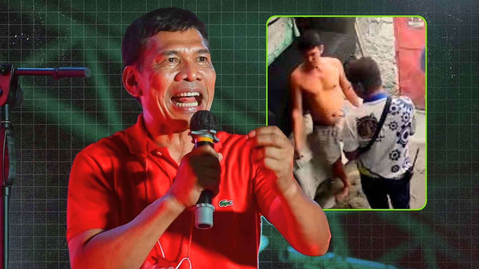 Ka Leody de Guzman speaking about labor rights and criticizing government priorities after a viral incident involving a construction worker fined for not wearing a shirt.