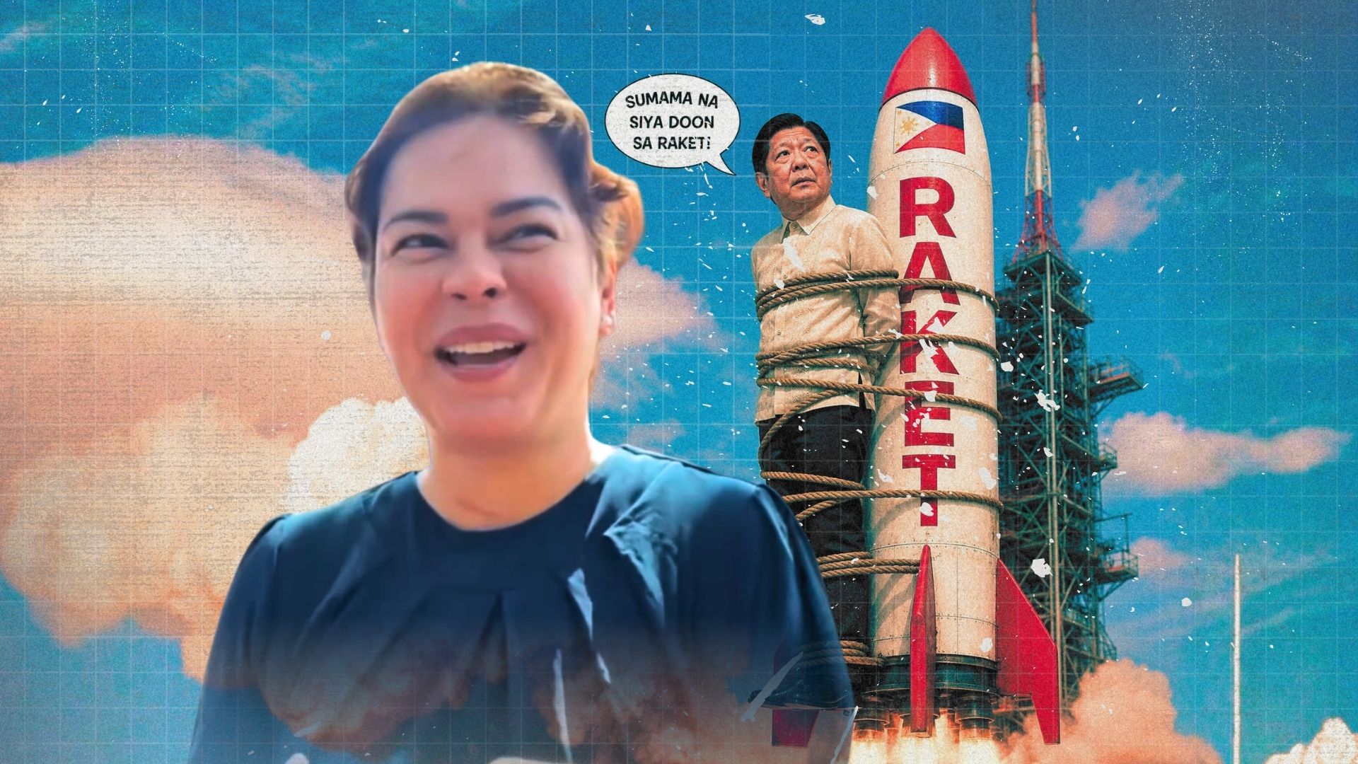 VP Sara Duterte's Rocket Remark About Marcos Sparks Online Buzz