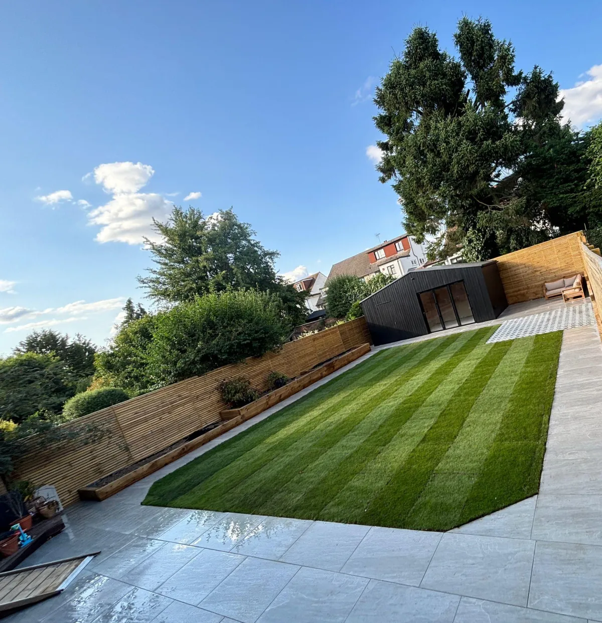 Previous work completed by Herts Landscaping Ltd