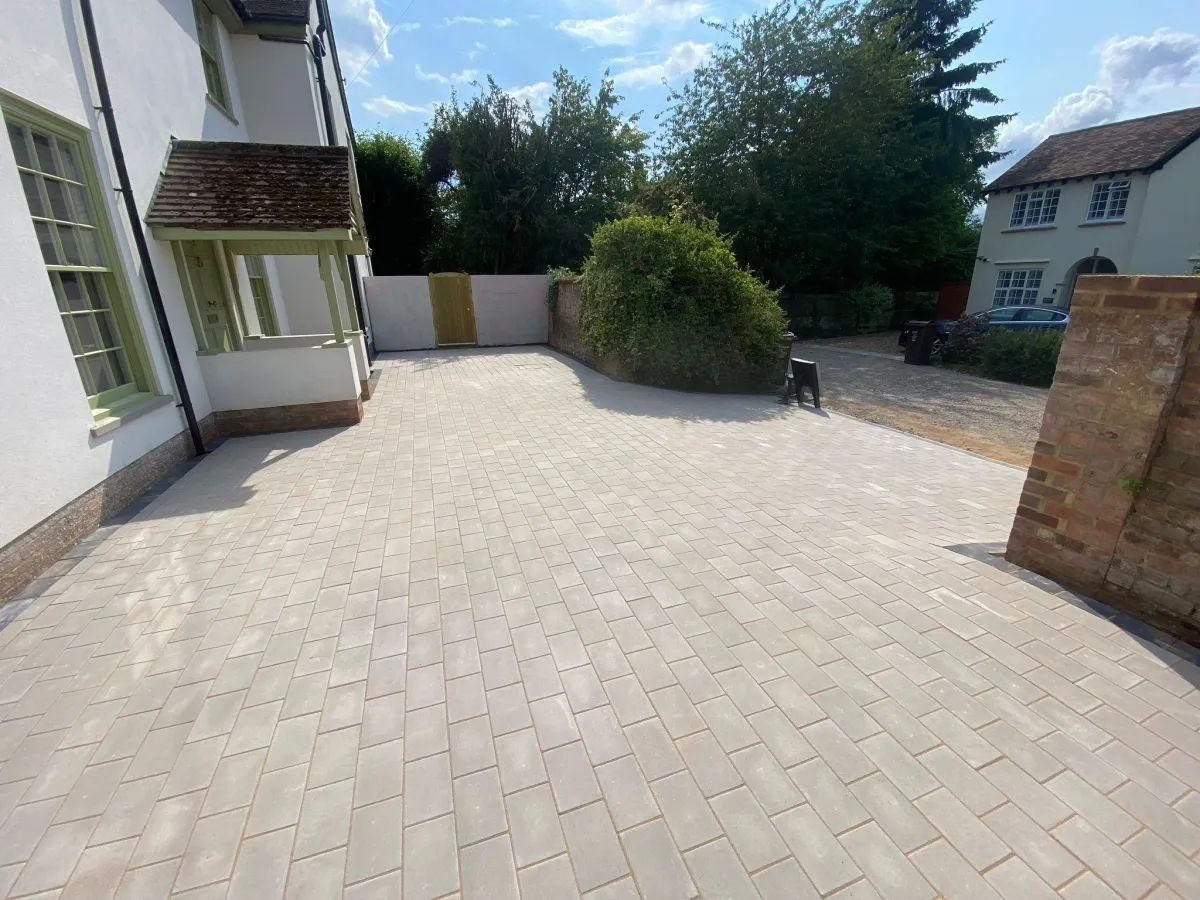 Previous work completed by Herts Landscaping Ltd