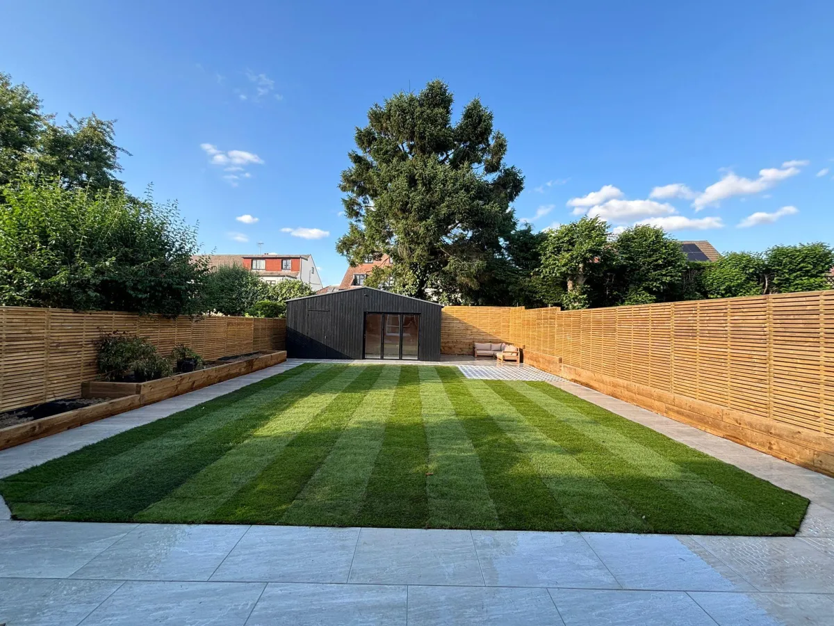 Previous work completed by Herts Landscaping Ltd