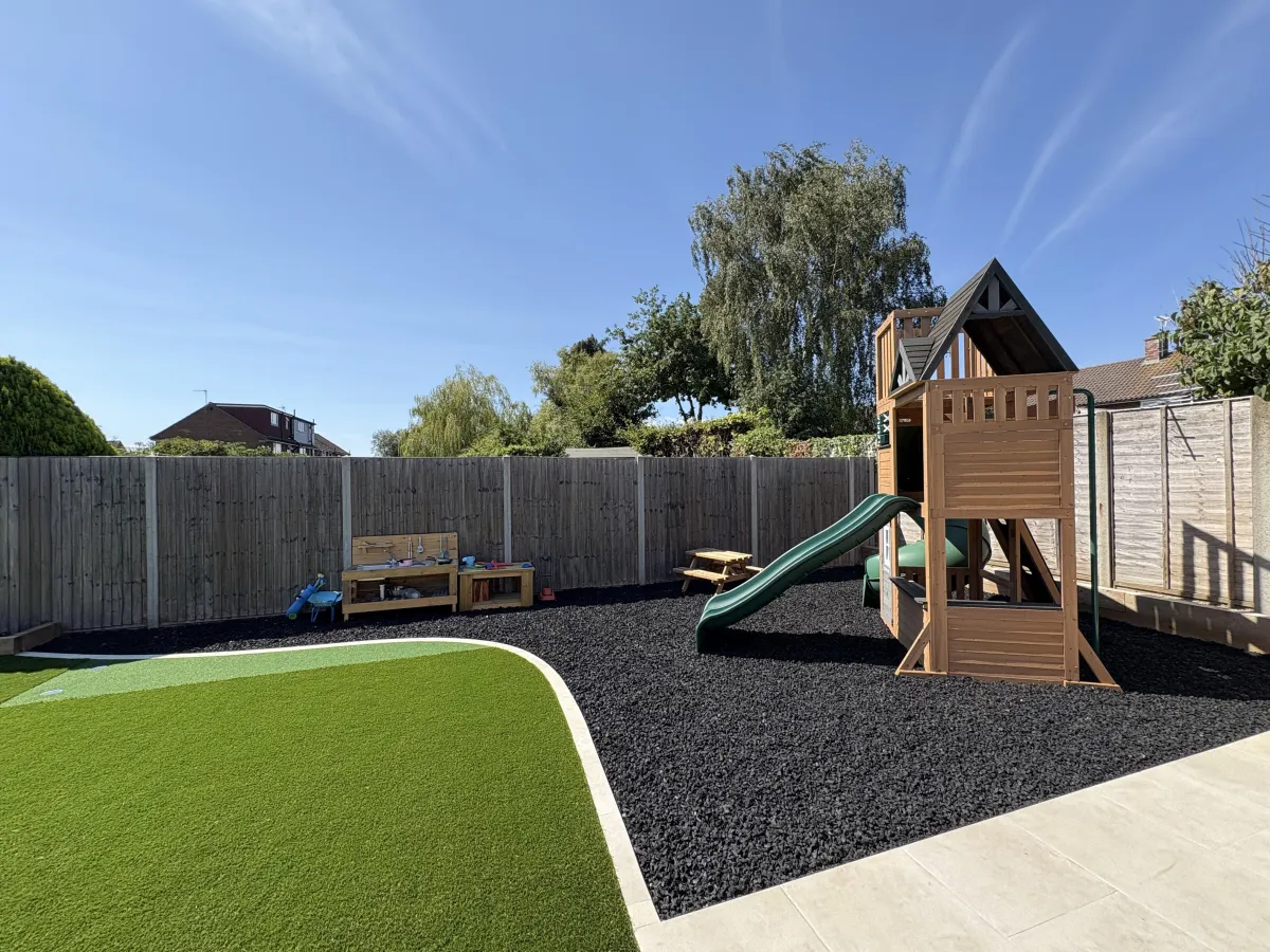 Previous work completed by Herts Landscaping Ltd