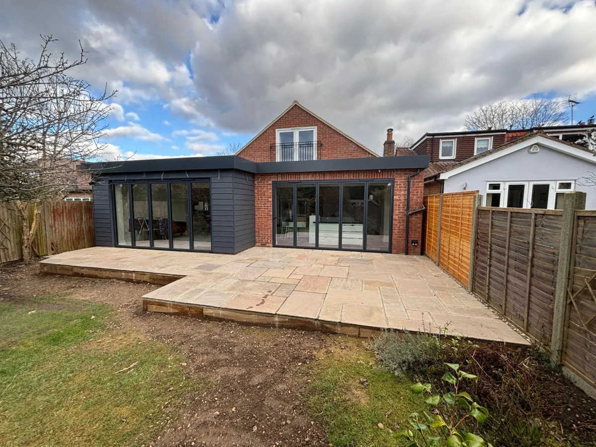 Previous work completed by Herts Landscaping Ltd