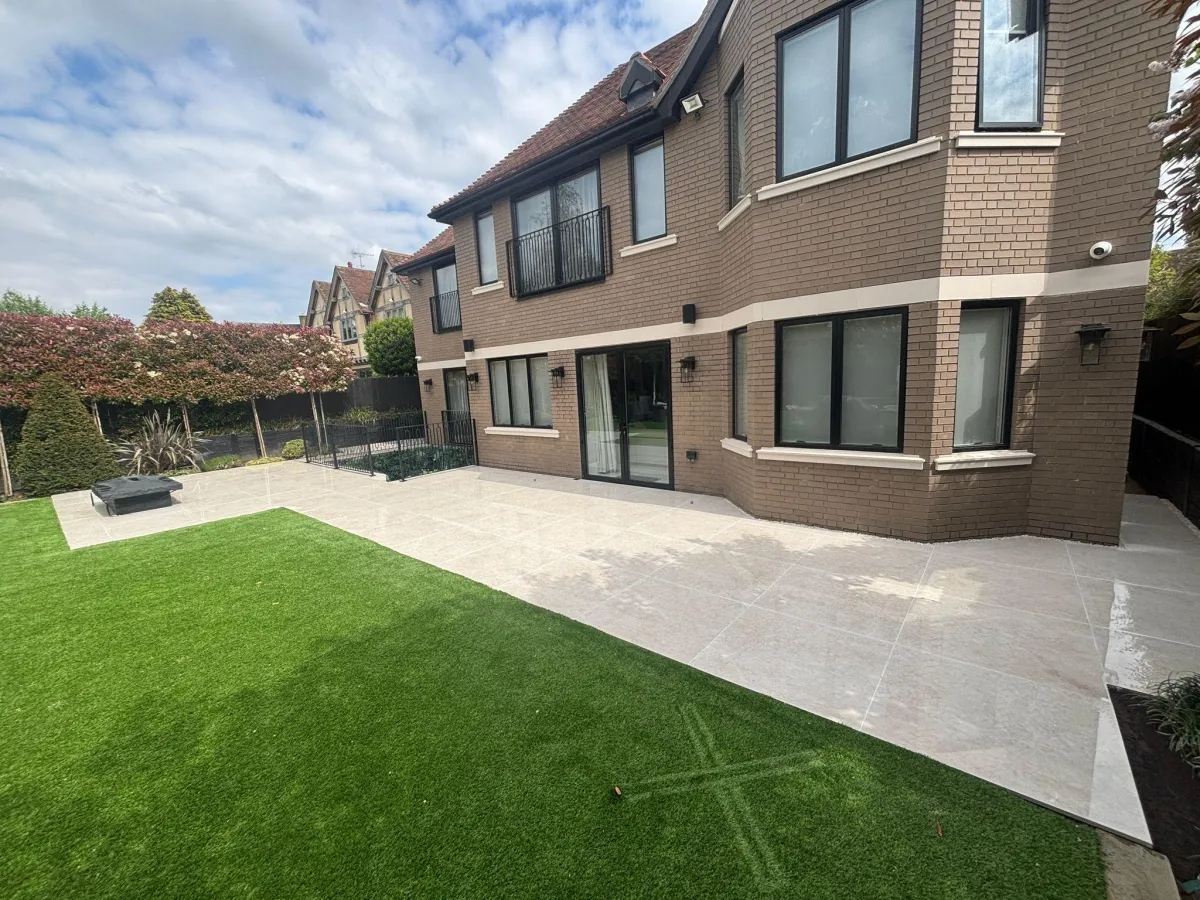 Previous work completed by Herts Landscaping Ltd