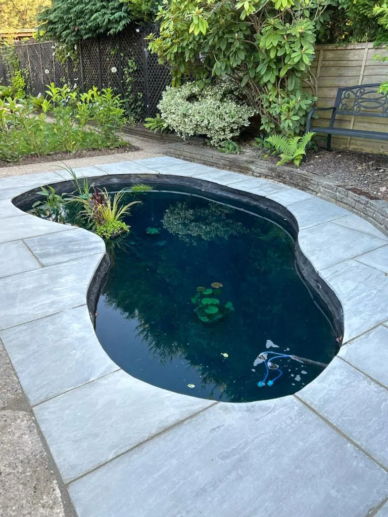 Previous work completed by Herts Landscaping Ltd