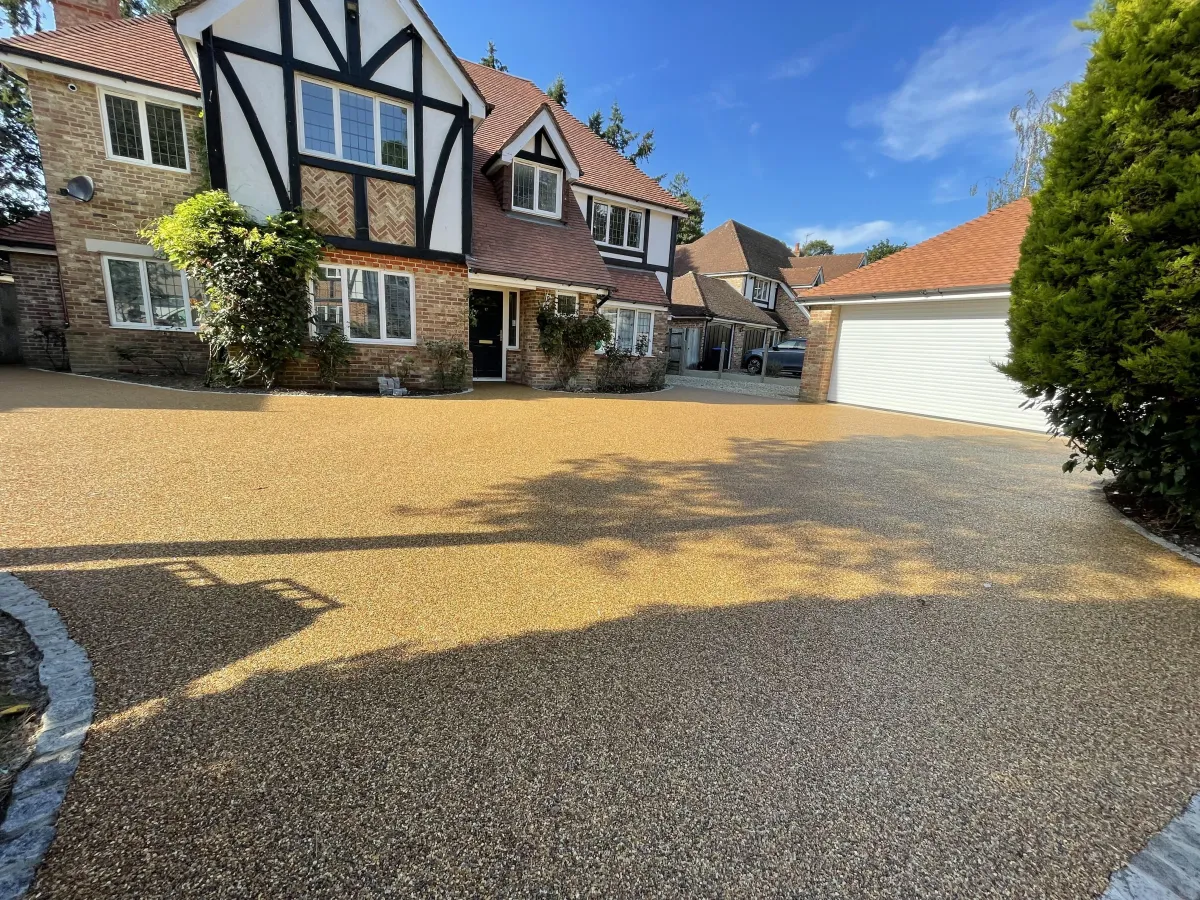 Previous work completed by Herts Landscaping Ltd