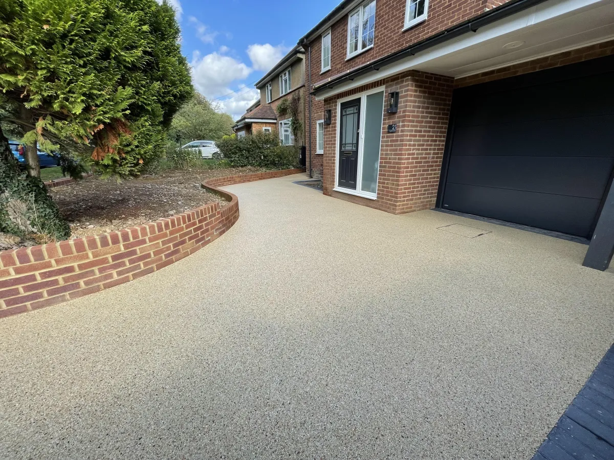 Previous work completed by Herts Landscaping Ltd