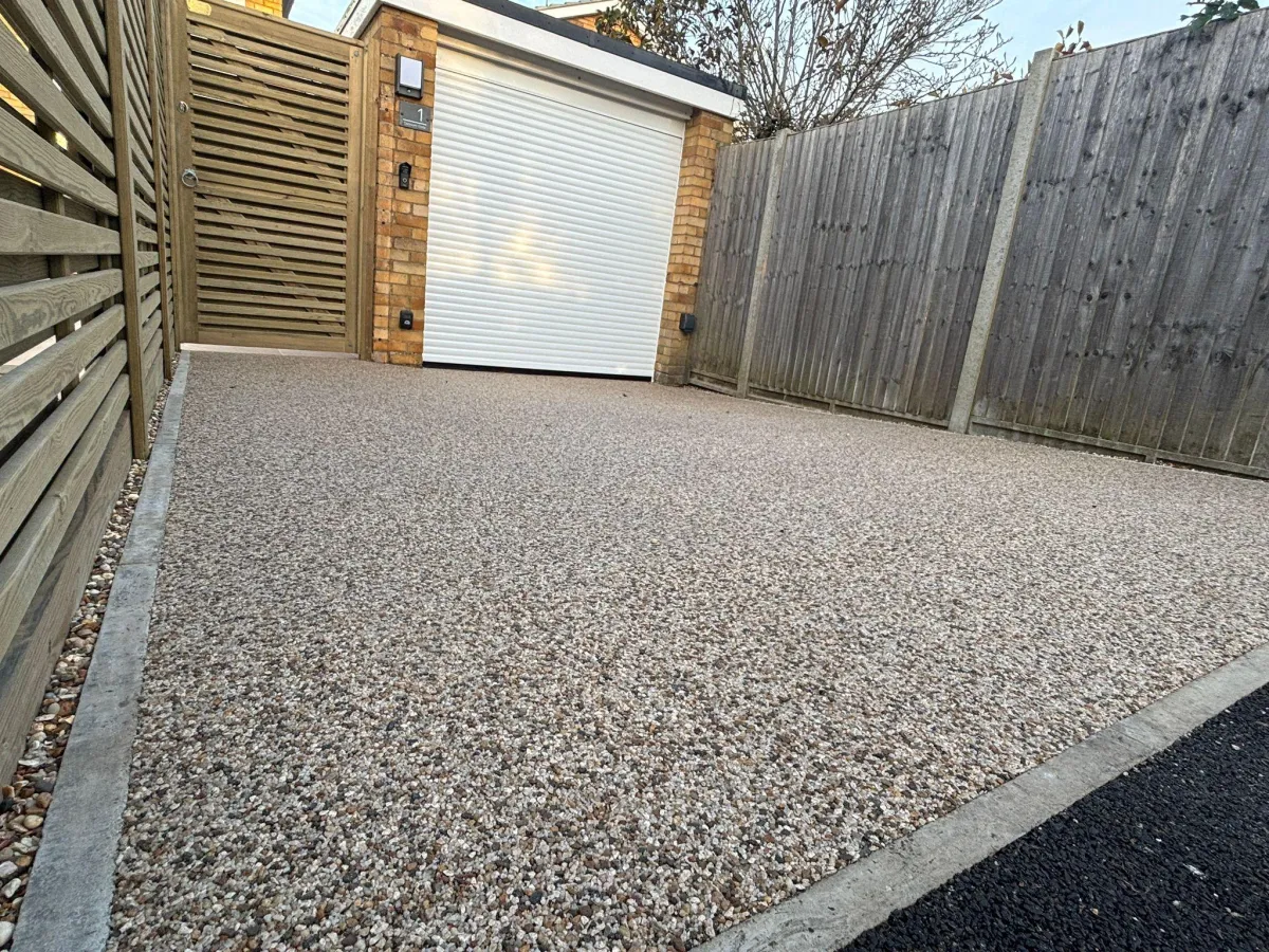 Previous work completed by Herts Landscaping Ltd