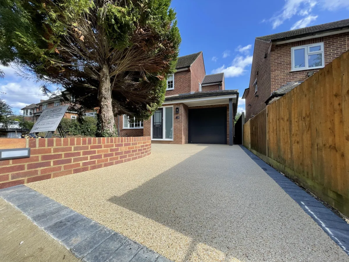 Previous work completed by Herts Landscaping Ltd