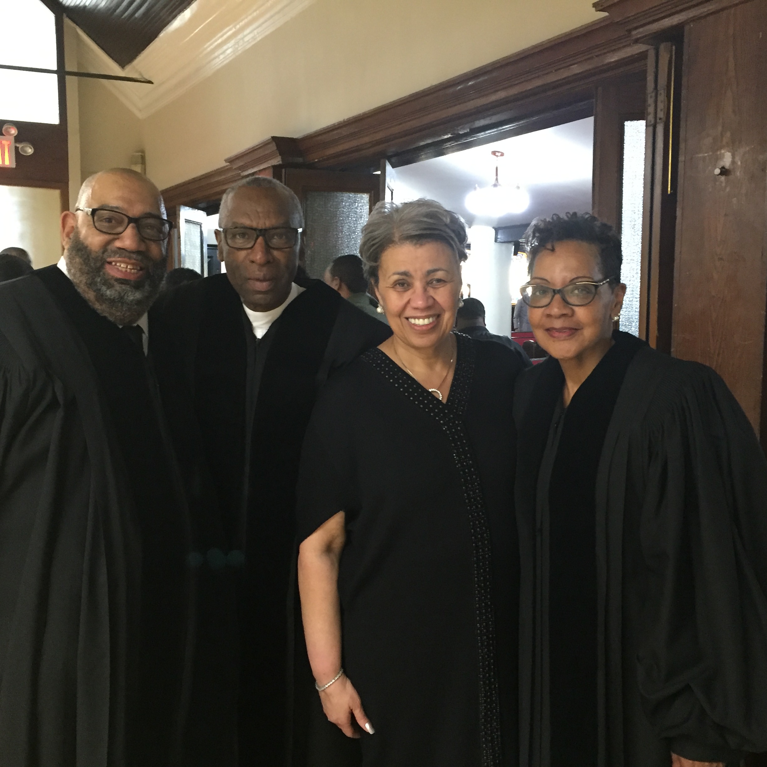 Rev. Andre & Rev. Helen Broady Ordination Service with our Pastors Rev. Floyd & Rev. Elaine Flake