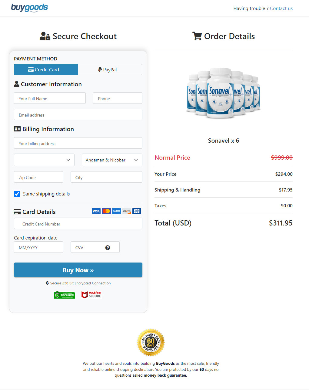 Sonavel-payment-checkout