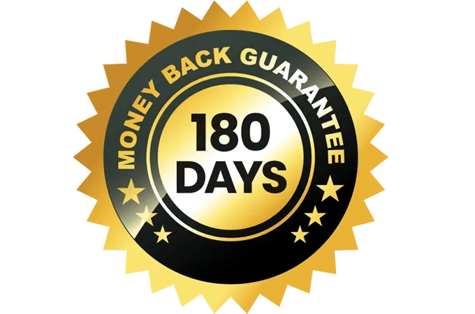 Boostaro 180-Days-Money back guarantee