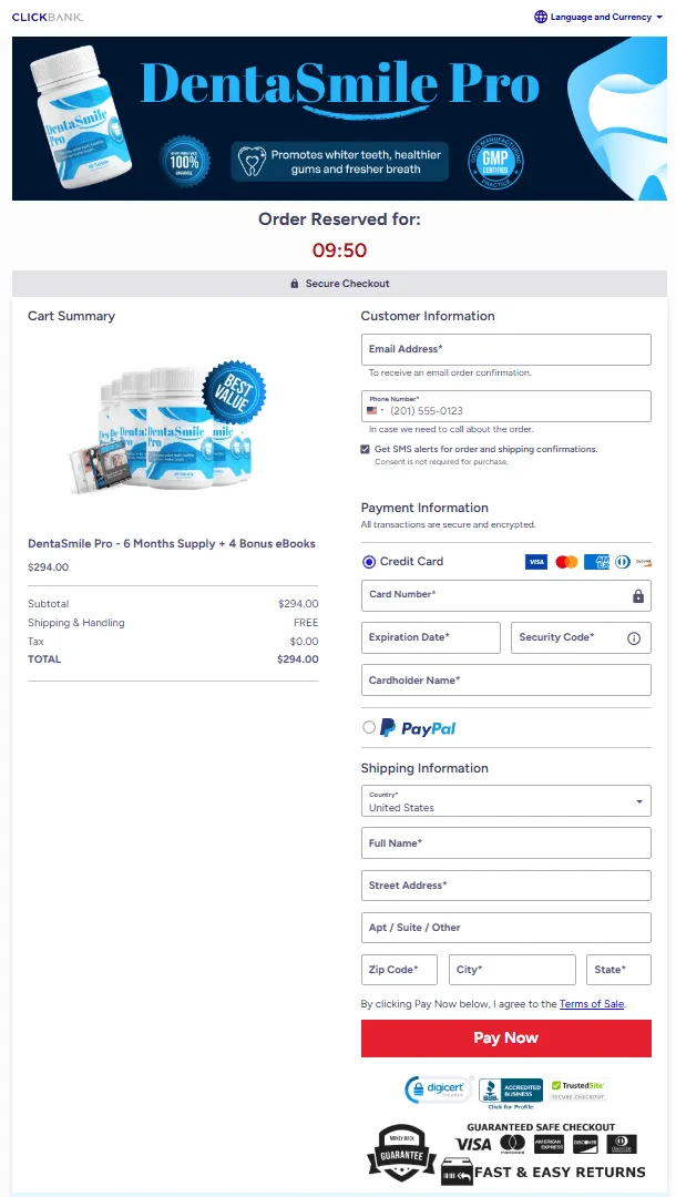 Denta Smile Pro pricing