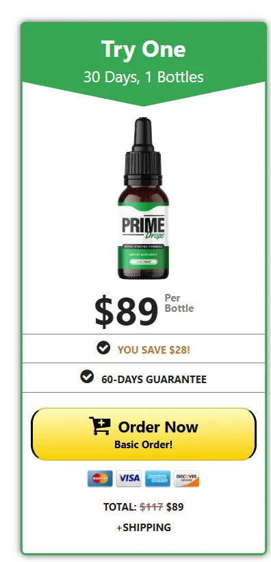 Prime Drops 1 Bottle pricing
