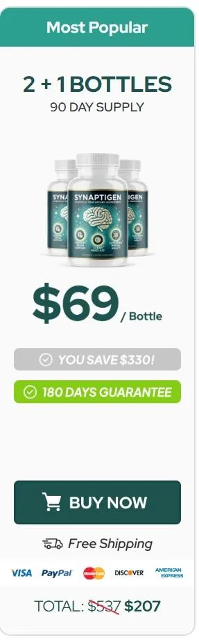 Synaptigen 3 Bottle