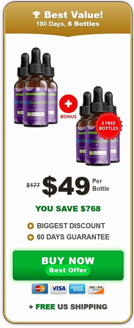 LipoBound-6-Bottle Order