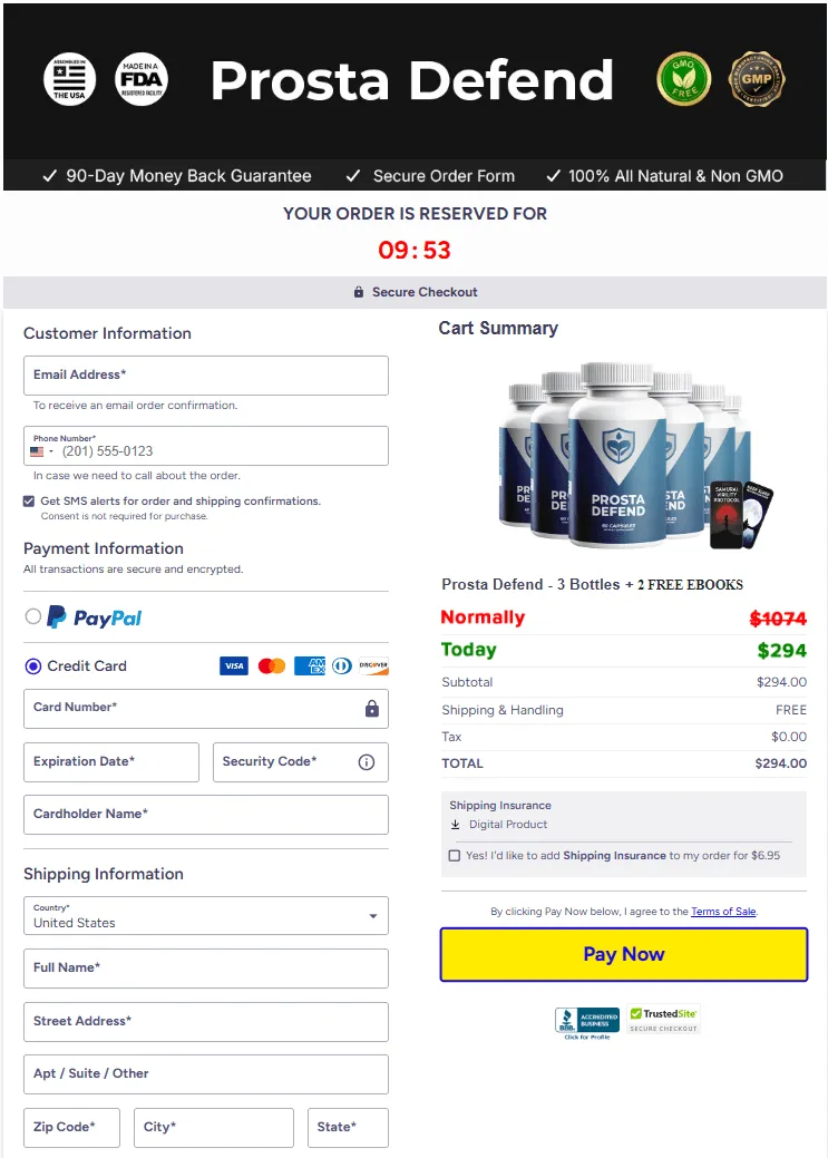 ProstaDefend purchase