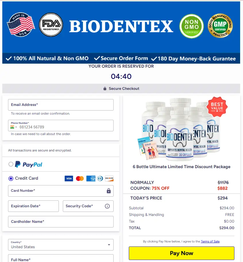 biodentex discount