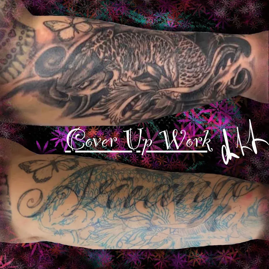 Fine line tattoo