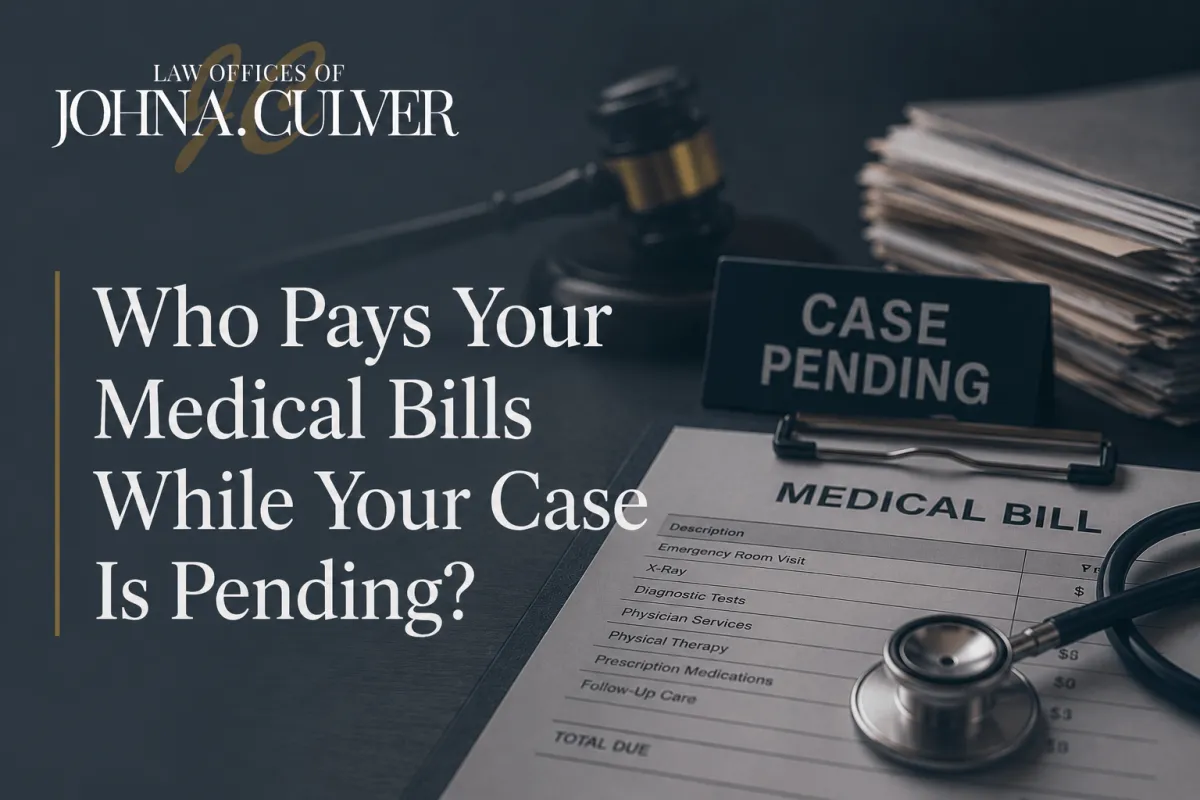 Who Pays Your Medical Bills While Your Case Is Pending?