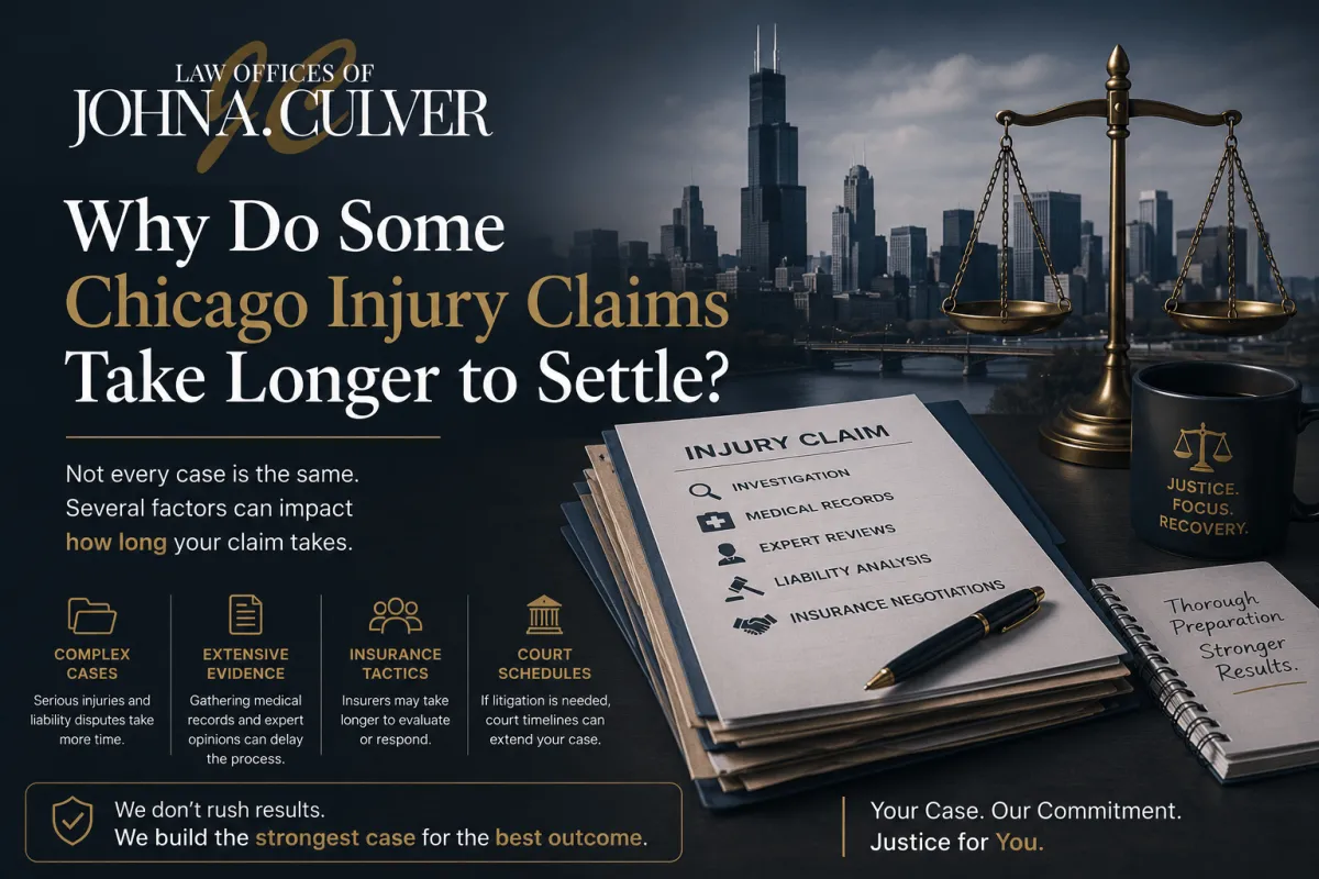 Why Do Some Chicago Injury Claims Take Longer to Settle?