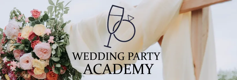 Wedding Party Academy Banner Logo