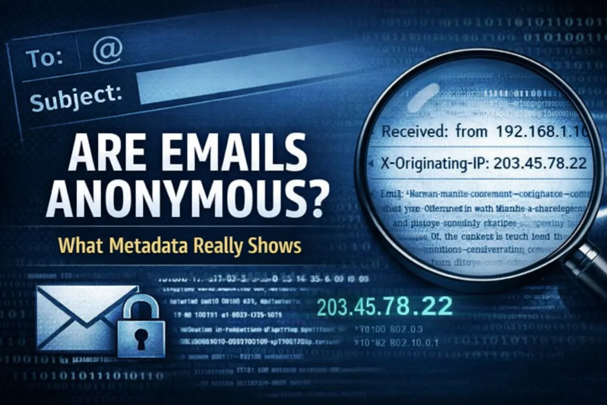 Are Emails Anonymous? What Metadata Really Shows