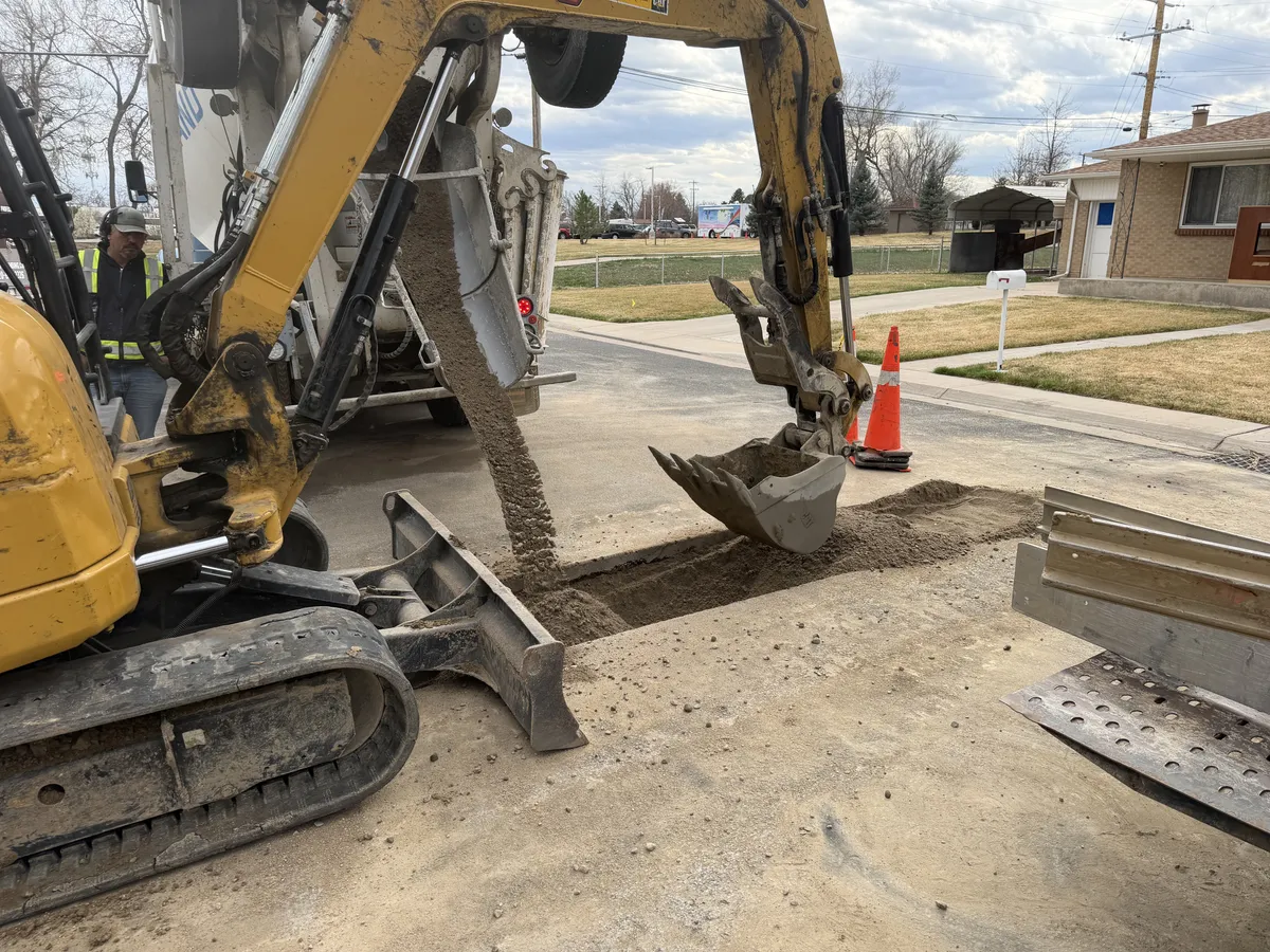 Bravo Plumbing completing professional drain cleaning in Highlands Ranch Colorado