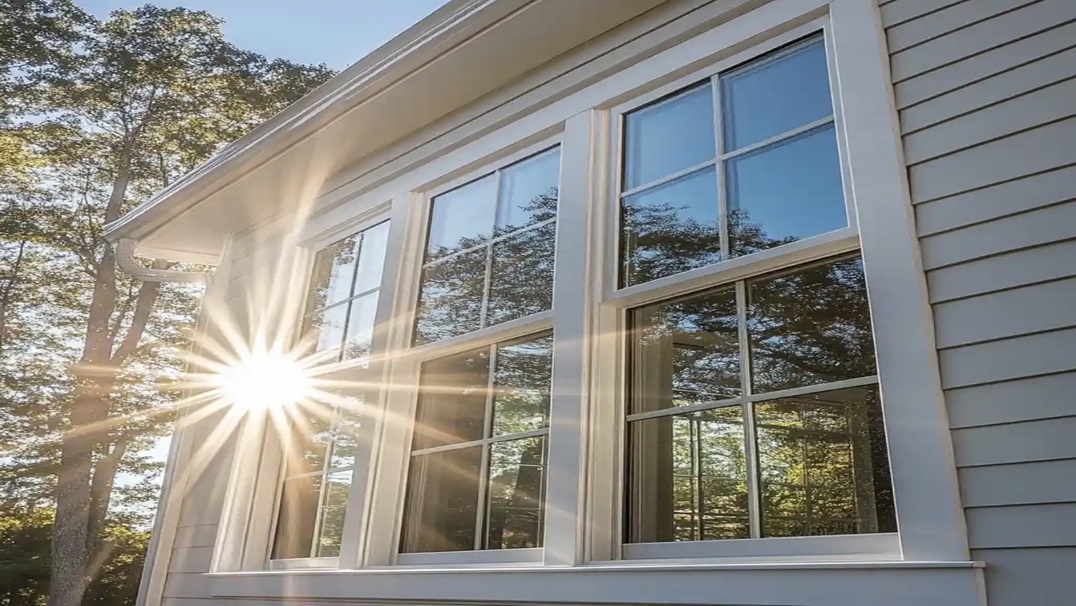 Double-pane residential windows designed for improved insulation and comfort