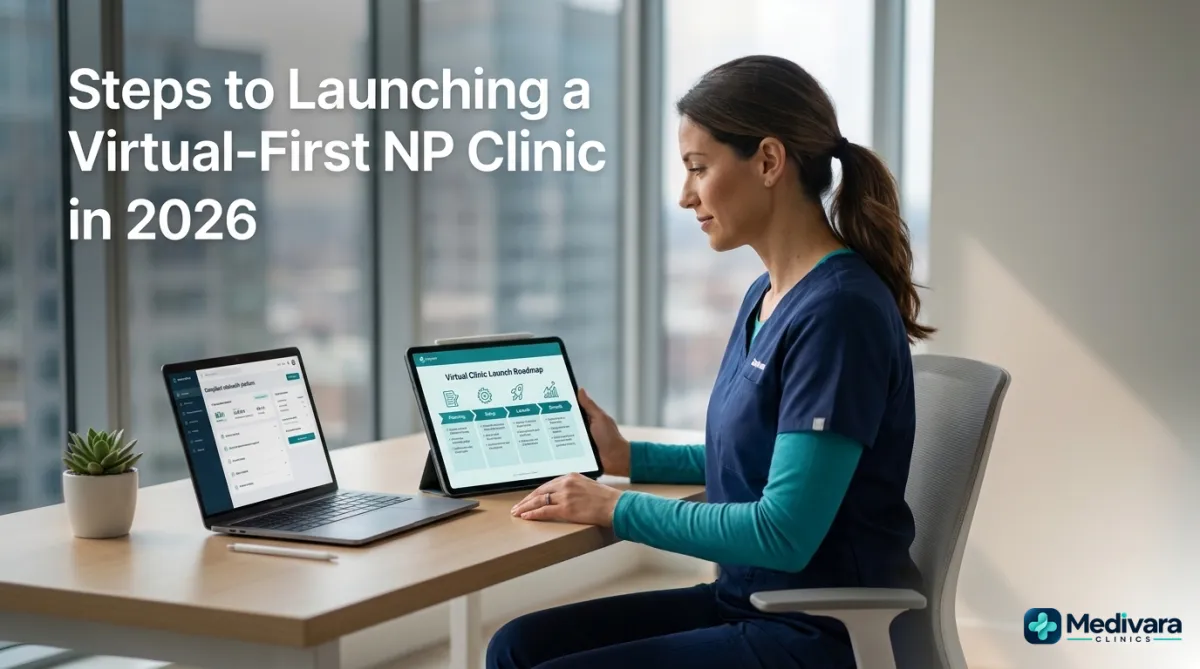 Steps to Launching a Virtual-First NP Clinic in 2026