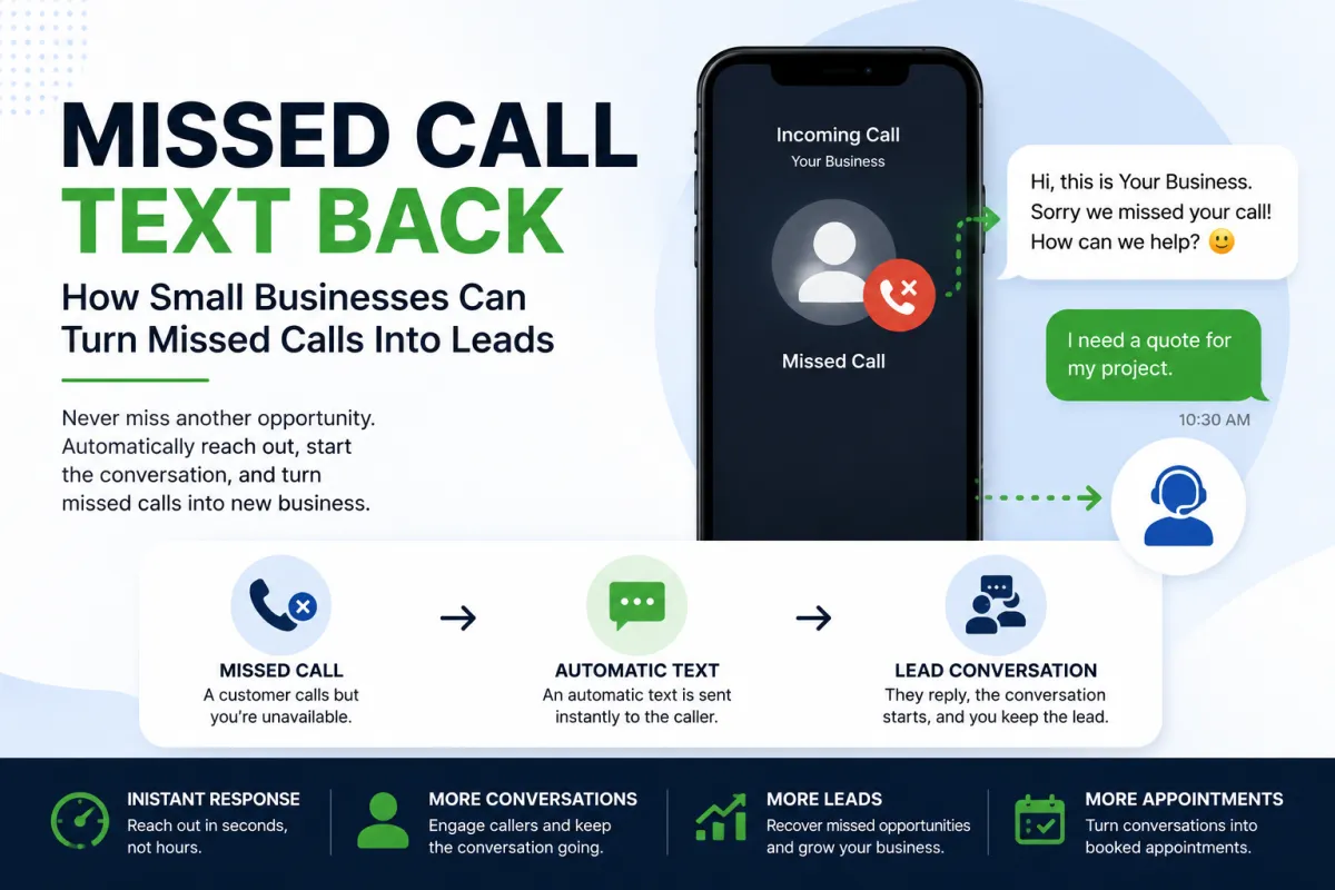 Missed Call Text Back: Turn Missed Calls Into Leads