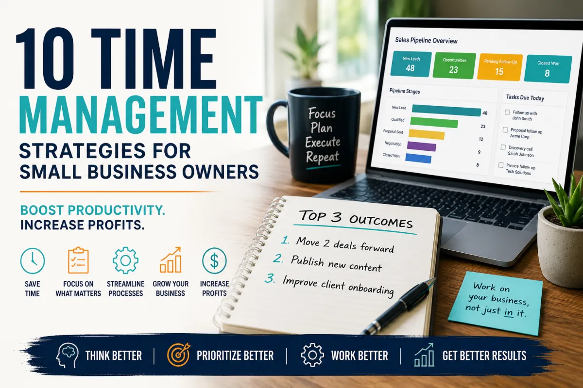 10 Time Management Strategies for Small Business Owners That Boost Productivity and Profits