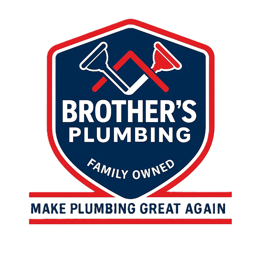 Fern Plumbing logo featuring a blue color scheme and stylized lettering, representing reliable plumbing services for maintenance and repairs.